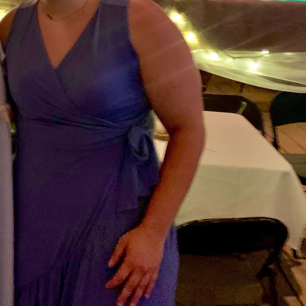 Lane Bryant High Low Sleeveless Dress in Blue - Picture 6 of 6